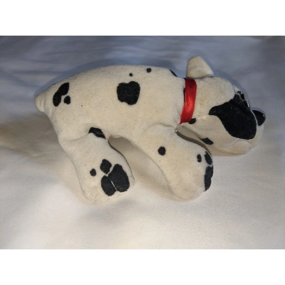 Pound Puppy Plush Tonka White Black Spots Mini 7 Inches Dog